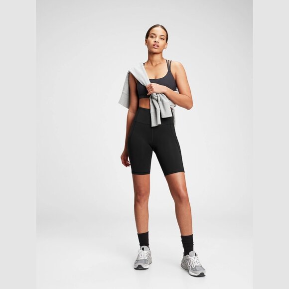 GAP Pants - GAP Bike Shorts GapFit 9" High Rise Blackout Large